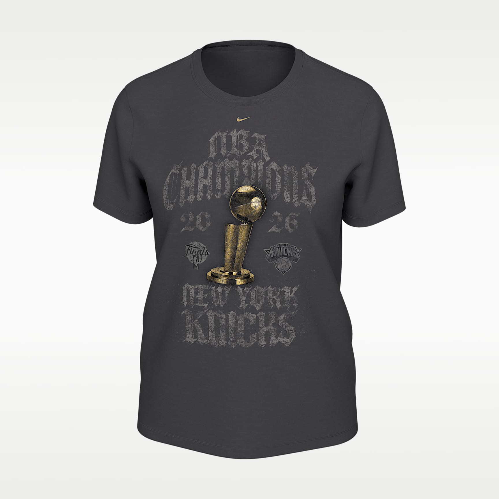 Nike NBA New York Knicks Champions Tシャツ New York Knicks 2025-26 NBA Champions Women's Nike Locker Room T